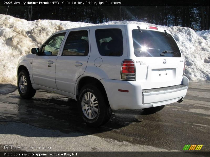 Oxford White / Pebble/Light Parchment 2006 Mercury Mariner Premier 4WD