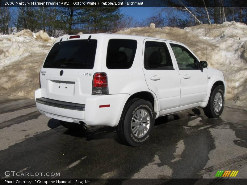 Oxford White / Pebble/Light Parchment 2006 Mercury Mariner Premier 4WD