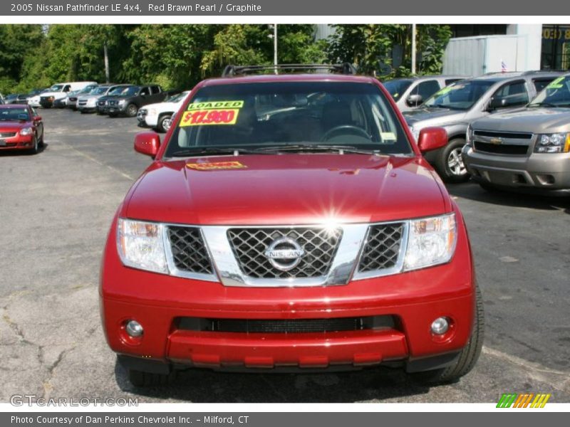 Red Brawn Pearl / Graphite 2005 Nissan Pathfinder LE 4x4