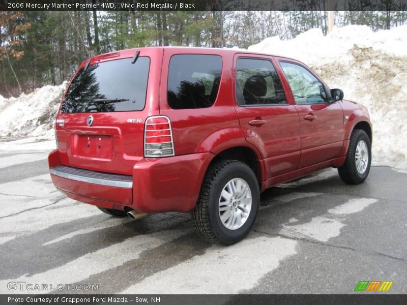 Vivid Red Metallic / Black 2006 Mercury Mariner Premier 4WD