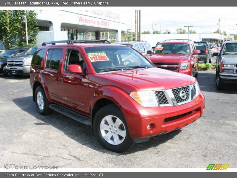 Red Brawn Pearl / Graphite 2005 Nissan Pathfinder LE 4x4