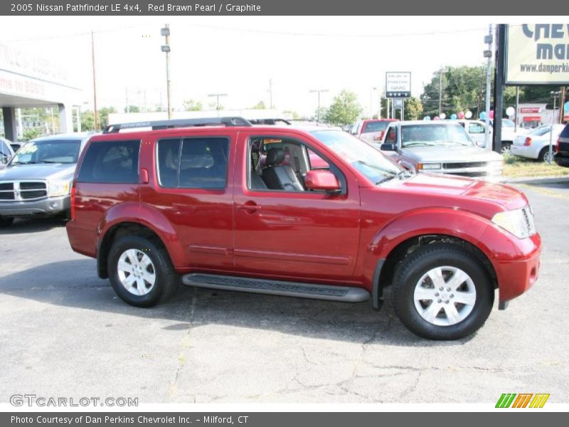 Red Brawn Pearl / Graphite 2005 Nissan Pathfinder LE 4x4