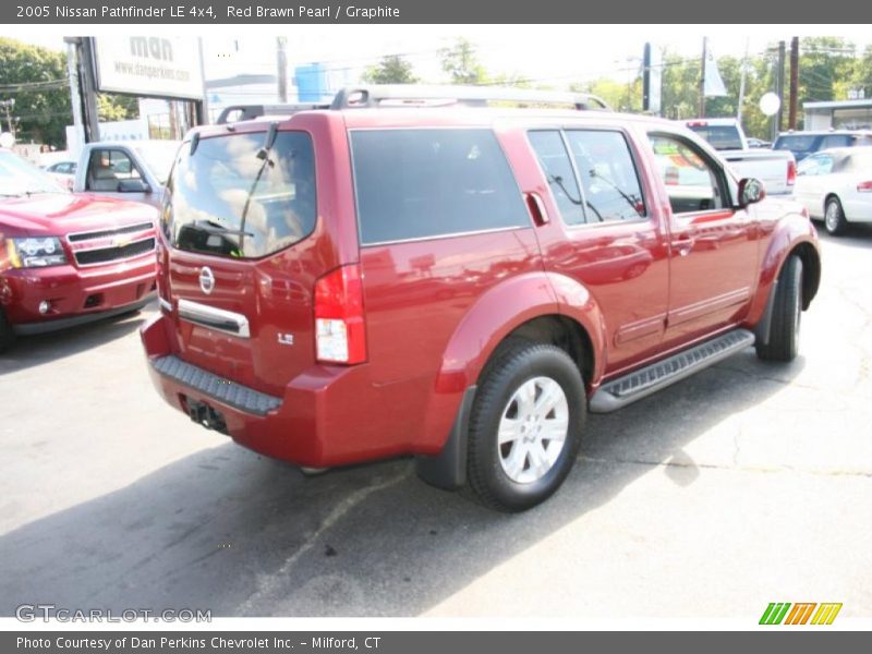 Red Brawn Pearl / Graphite 2005 Nissan Pathfinder LE 4x4