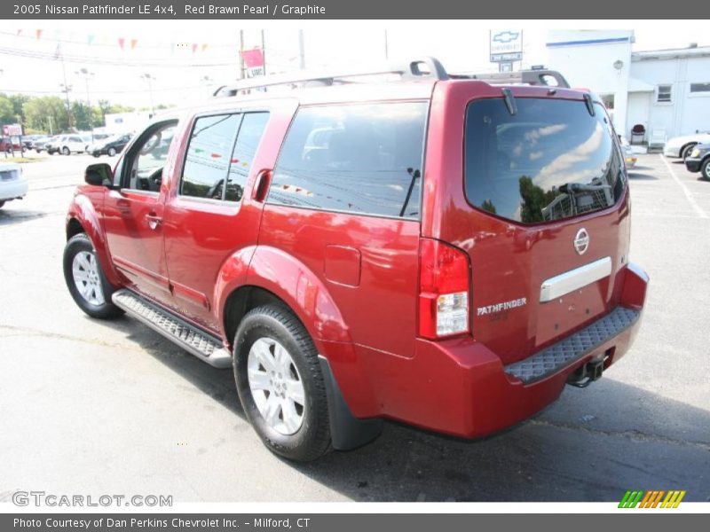 Red Brawn Pearl / Graphite 2005 Nissan Pathfinder LE 4x4