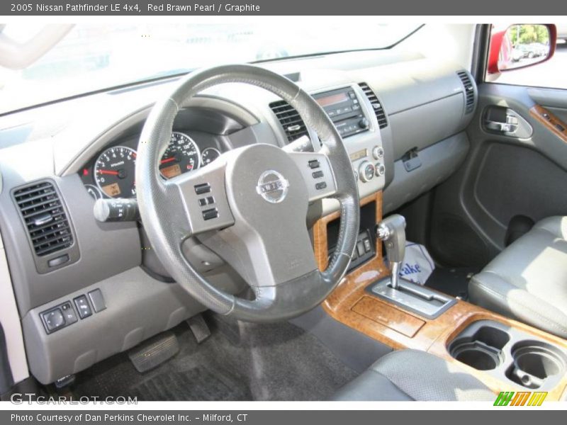 Red Brawn Pearl / Graphite 2005 Nissan Pathfinder LE 4x4