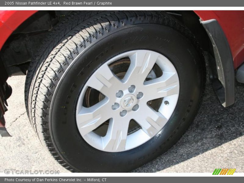 Red Brawn Pearl / Graphite 2005 Nissan Pathfinder LE 4x4