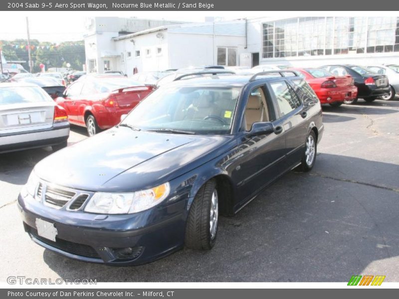 Nocturne Blue Metallic / Sand Beige 2004 Saab 9-5 Aero Sport Wagon