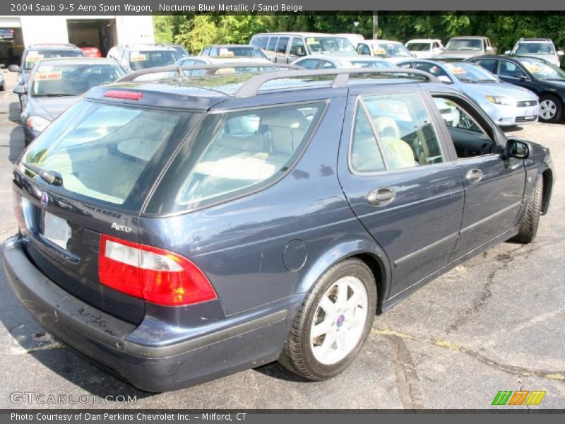Nocturne Blue Metallic / Sand Beige 2004 Saab 9-5 Aero Sport Wagon