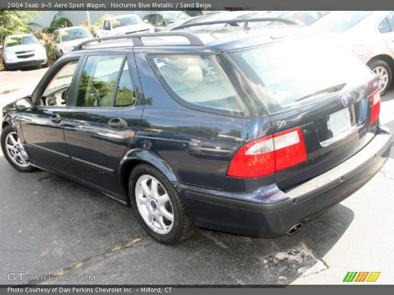 Nocturne Blue Metallic / Sand Beige 2004 Saab 9-5 Aero Sport Wagon