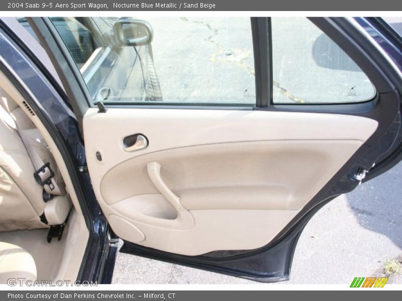 Nocturne Blue Metallic / Sand Beige 2004 Saab 9-5 Aero Sport Wagon