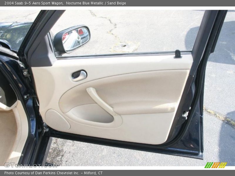 Nocturne Blue Metallic / Sand Beige 2004 Saab 9-5 Aero Sport Wagon
