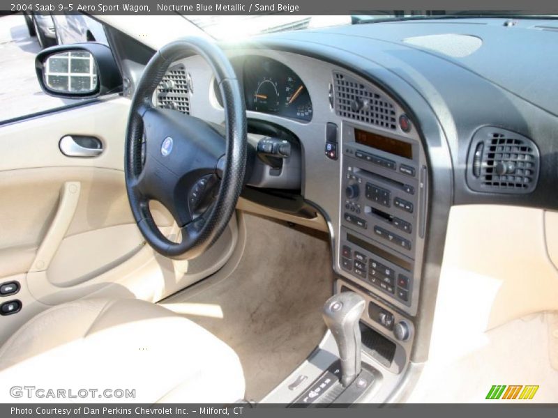 Nocturne Blue Metallic / Sand Beige 2004 Saab 9-5 Aero Sport Wagon