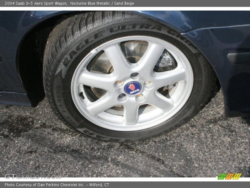 Nocturne Blue Metallic / Sand Beige 2004 Saab 9-5 Aero Sport Wagon