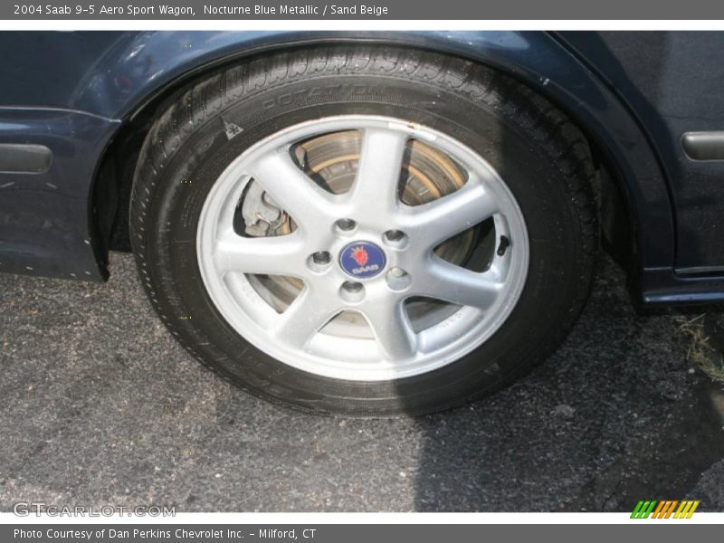 Nocturne Blue Metallic / Sand Beige 2004 Saab 9-5 Aero Sport Wagon
