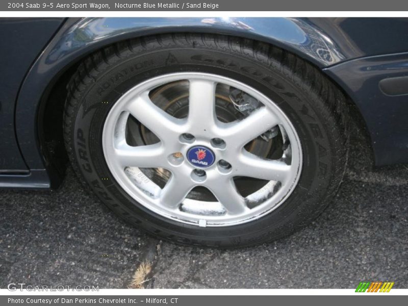Nocturne Blue Metallic / Sand Beige 2004 Saab 9-5 Aero Sport Wagon