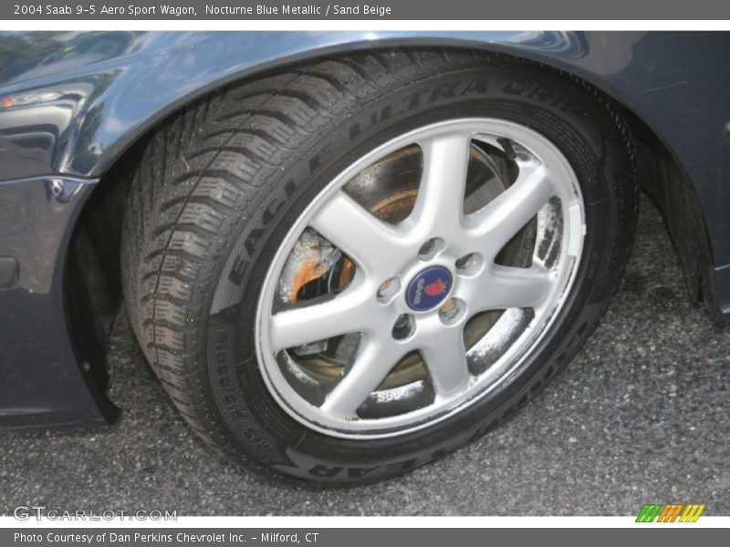 Nocturne Blue Metallic / Sand Beige 2004 Saab 9-5 Aero Sport Wagon