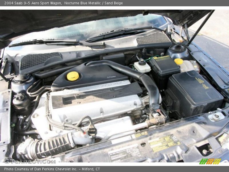 Nocturne Blue Metallic / Sand Beige 2004 Saab 9-5 Aero Sport Wagon