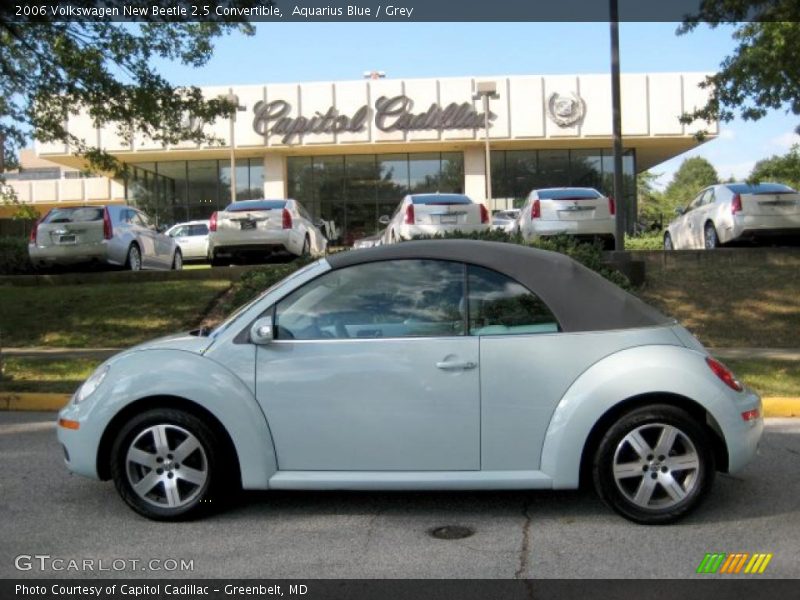 Aquarius Blue / Grey 2006 Volkswagen New Beetle 2.5 Convertible