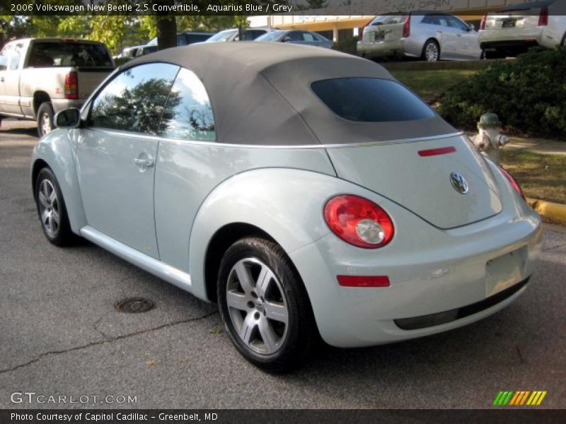 Aquarius Blue / Grey 2006 Volkswagen New Beetle 2.5 Convertible