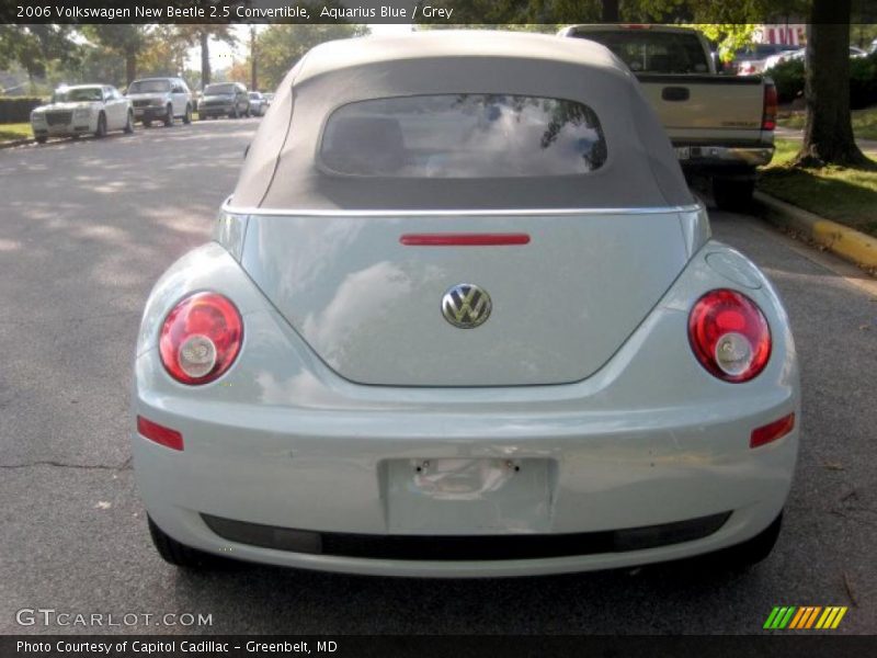 Aquarius Blue / Grey 2006 Volkswagen New Beetle 2.5 Convertible