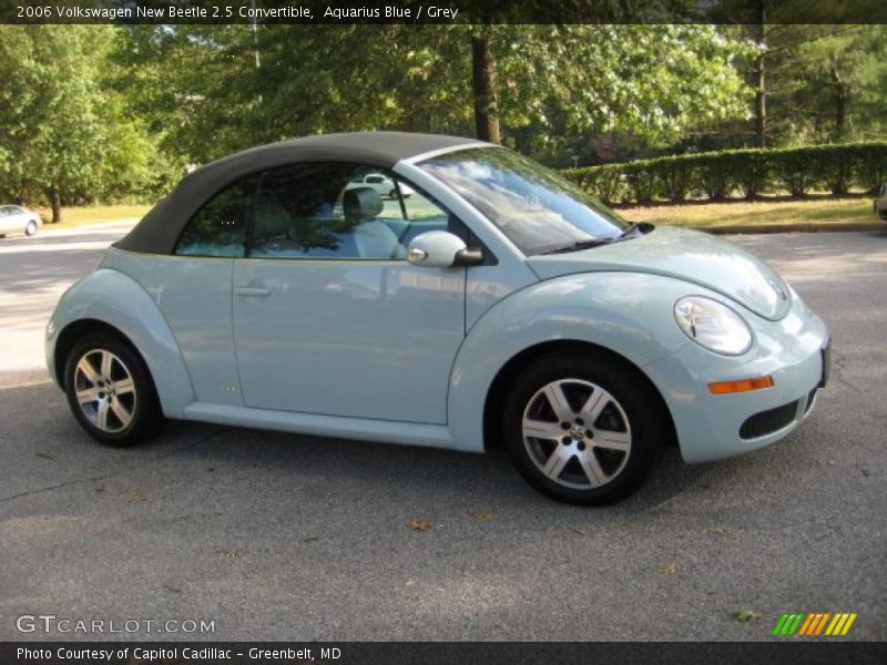 Aquarius Blue / Grey 2006 Volkswagen New Beetle 2.5 Convertible