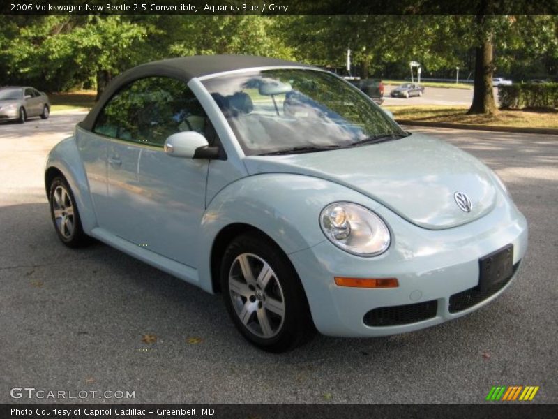 Aquarius Blue / Grey 2006 Volkswagen New Beetle 2.5 Convertible
