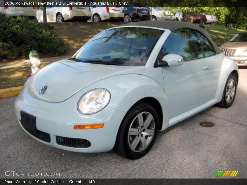 Aquarius Blue / Grey 2006 Volkswagen New Beetle 2.5 Convertible