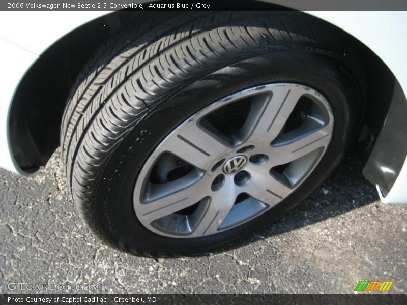 Aquarius Blue / Grey 2006 Volkswagen New Beetle 2.5 Convertible