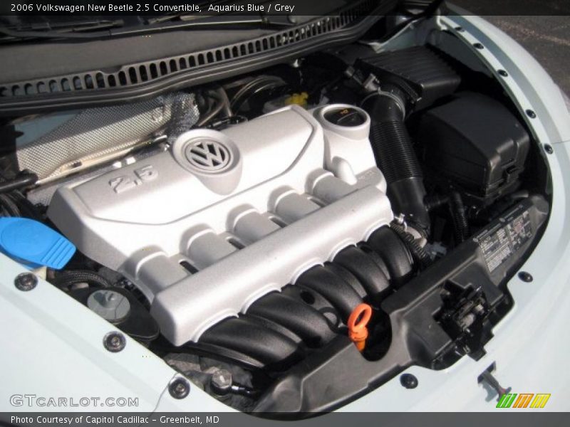 Aquarius Blue / Grey 2006 Volkswagen New Beetle 2.5 Convertible