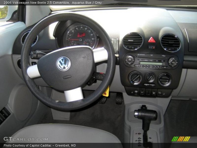Aquarius Blue / Grey 2006 Volkswagen New Beetle 2.5 Convertible