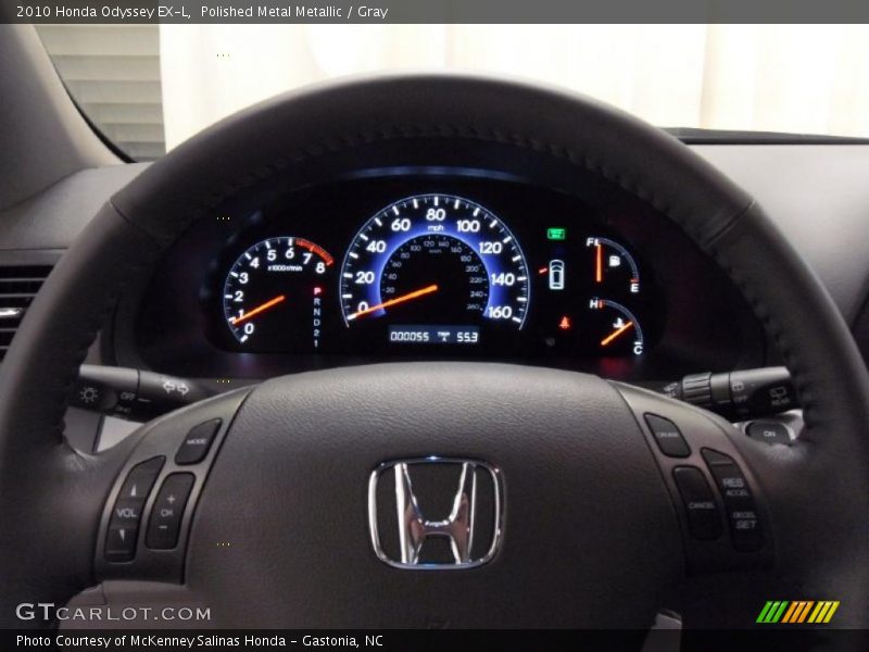 Polished Metal Metallic / Gray 2010 Honda Odyssey EX-L