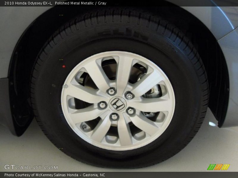 Polished Metal Metallic / Gray 2010 Honda Odyssey EX-L