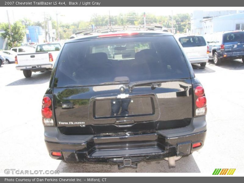 Black / Light Gray 2007 Chevrolet TrailBlazer LS 4x4