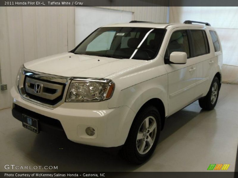 Taffeta White / Gray 2011 Honda Pilot EX-L