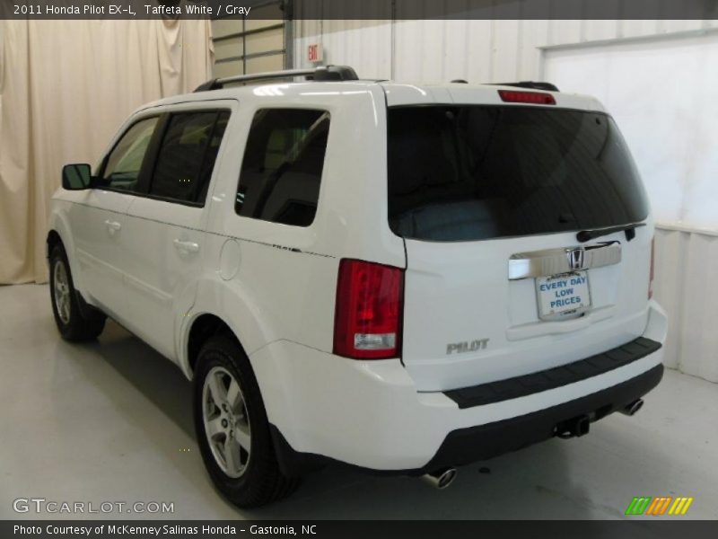 Taffeta White / Gray 2011 Honda Pilot EX-L