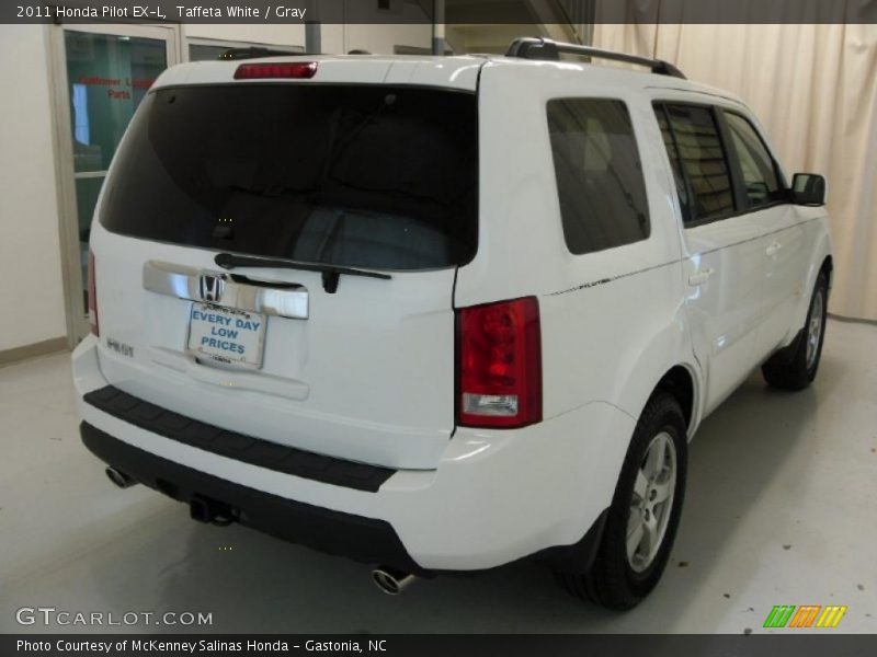 Taffeta White / Gray 2011 Honda Pilot EX-L