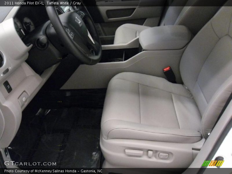 Taffeta White / Gray 2011 Honda Pilot EX-L