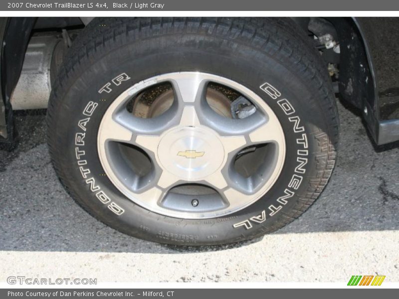 Black / Light Gray 2007 Chevrolet TrailBlazer LS 4x4