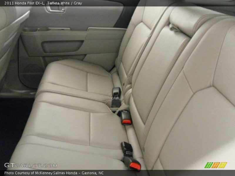 Taffeta White / Gray 2011 Honda Pilot EX-L