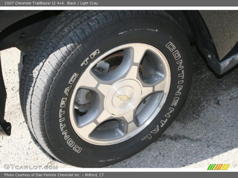 Black / Light Gray 2007 Chevrolet TrailBlazer LS 4x4