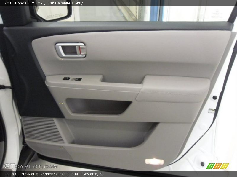 Taffeta White / Gray 2011 Honda Pilot EX-L