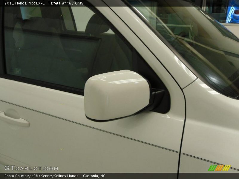 Taffeta White / Gray 2011 Honda Pilot EX-L