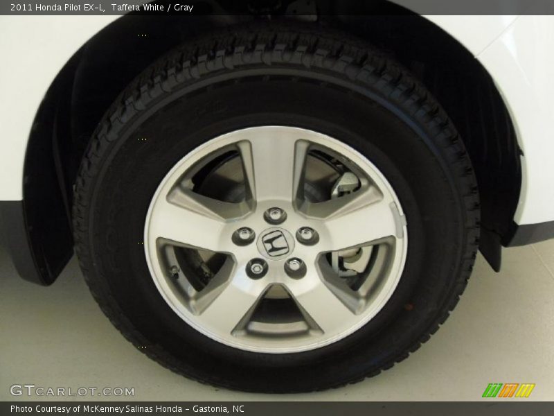 Taffeta White / Gray 2011 Honda Pilot EX-L