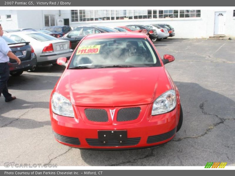 Victory Red / Ebony 2007 Pontiac G5