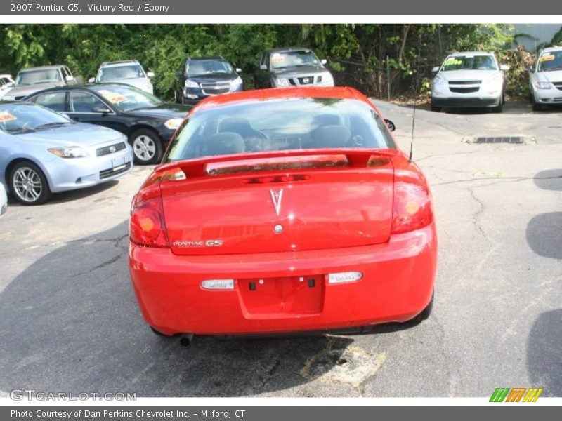 Victory Red / Ebony 2007 Pontiac G5