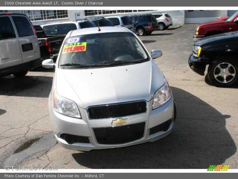 Cosmic Silver / Charcoal 2009 Chevrolet Aveo Aveo5 LT