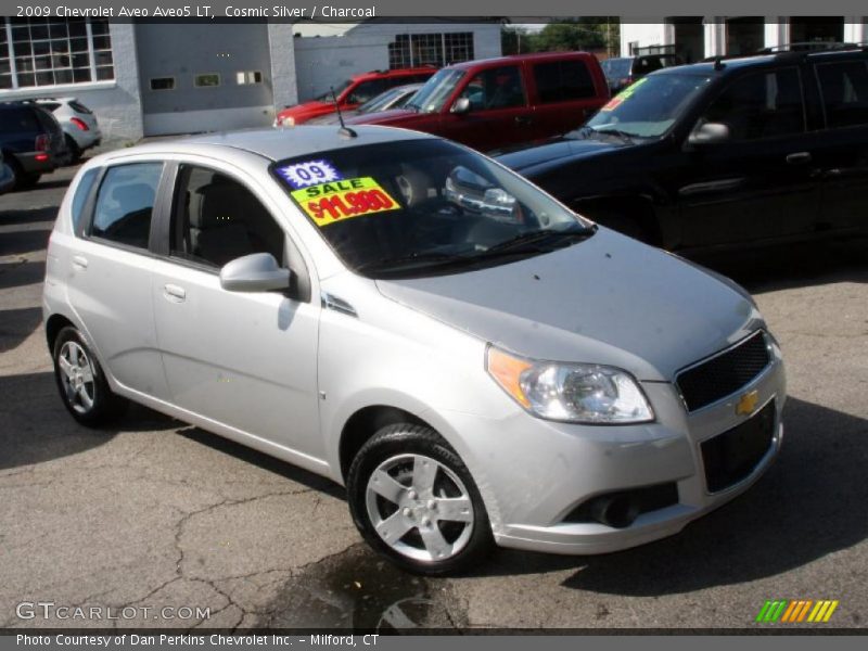Cosmic Silver / Charcoal 2009 Chevrolet Aveo Aveo5 LT