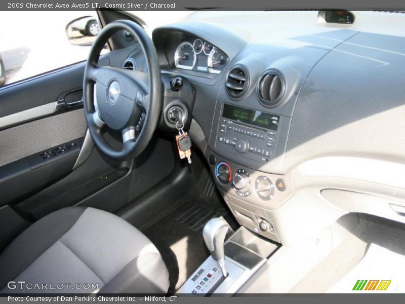 Cosmic Silver / Charcoal 2009 Chevrolet Aveo Aveo5 LT