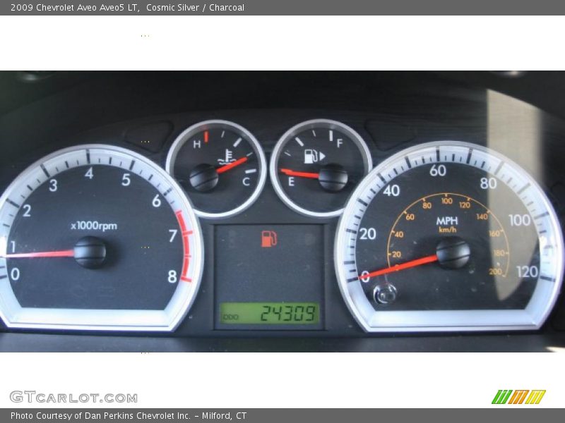 Cosmic Silver / Charcoal 2009 Chevrolet Aveo Aveo5 LT