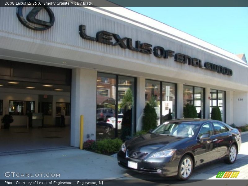 Smoky Granite Mica / Black 2008 Lexus ES 350